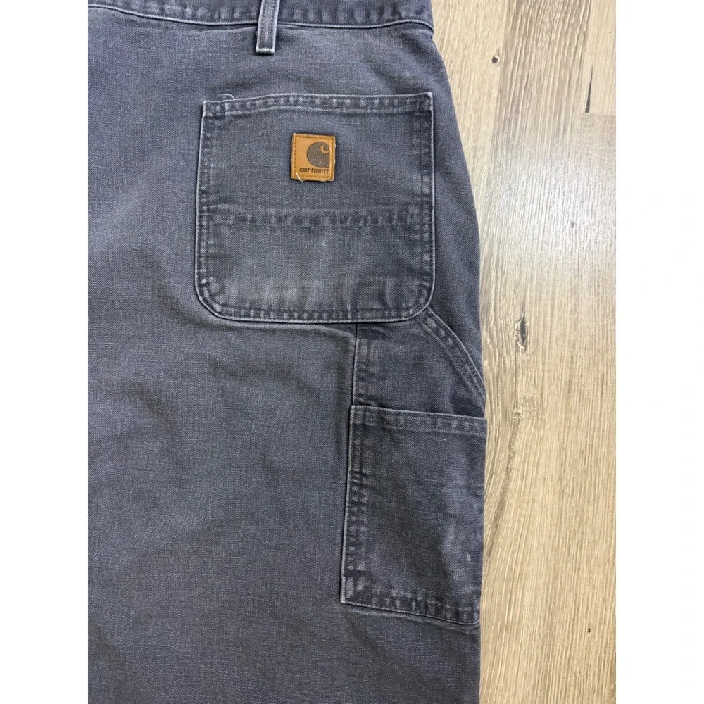 Carhartt Dungaree Carpenter Pants B11 PTB Petrol Blue 44x32‎ Faded Duck 2007